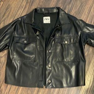 Leather jacket - Zara